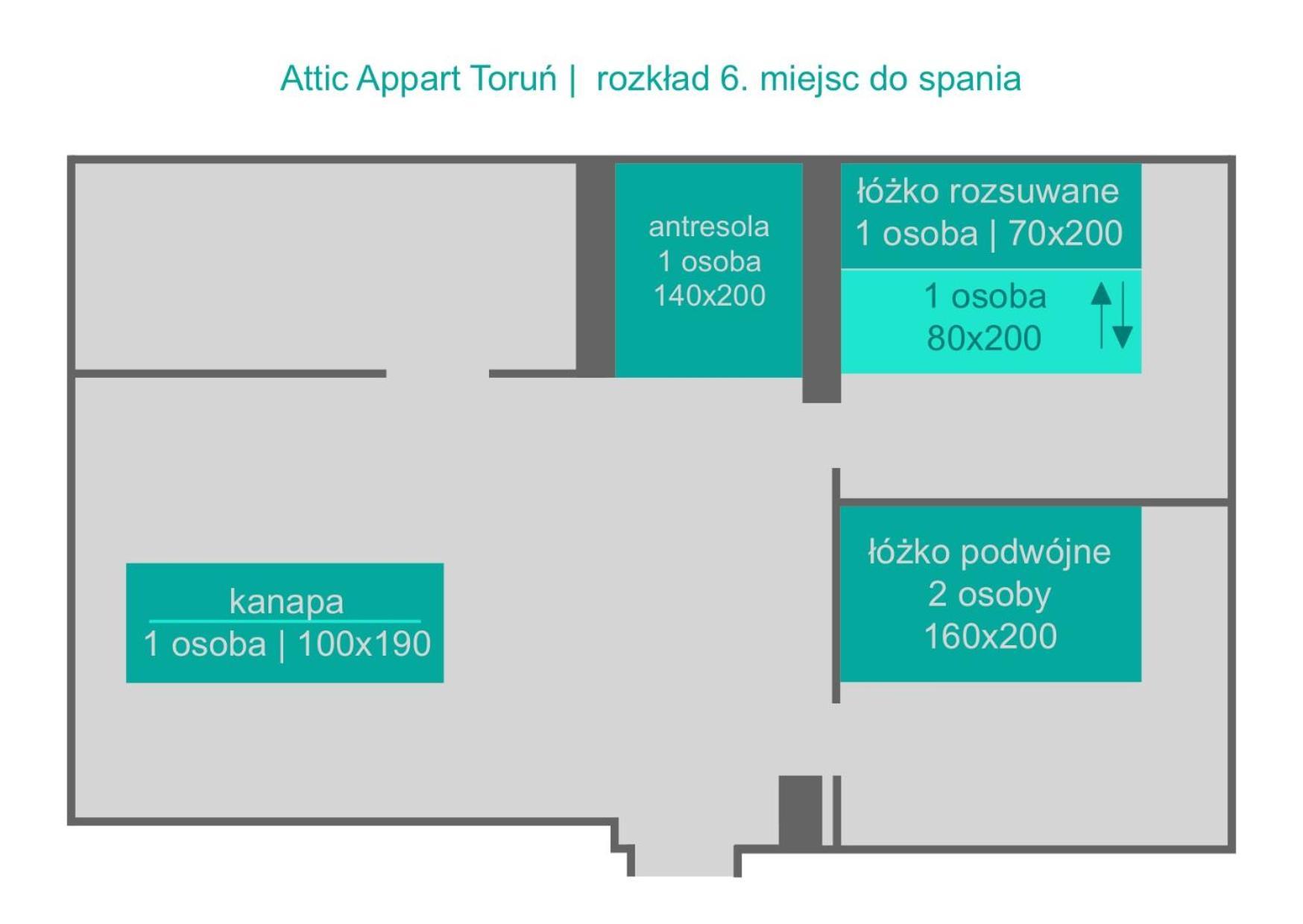 Attic Appart Торунь Экстерьер фото